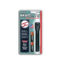 MAGLITE Black Mini Incandescent Flashlight w/ Holster (M2A01H) - Maglite