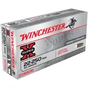WINCHESTER Super-X 22-250 55Gr Jacketed Soft Point 20rd Box Rifle Bullets (X222501) - Winchester Ammo