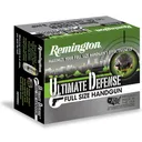 REMINGTON Ultimate Defense 40 S&W 165Gr BJHP 20rd Box Bullets (28957) - Remington