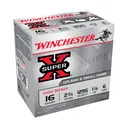 WINCHESTER AMMO Super-X 16Ga 2.75in 6-Shot HiBrass Shotgun Shells (X16H6) - Winchester Ammo