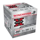WINCHESTER Super-X .410Ga 1/2oz 2.5in #4 Shot 25rd Box Shotshells (X414) - Winchester Ammo