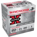 WINCHESTER Super-X 20Ga 2.75in #6 25rd Box Shotgun Shells (X206) - Winchester Ammo
