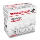 WINCHESTER Super Target 12Ga 2.75in  25rd 1-1/8oz #7 Steel Shotshells (TRGT12S7) - Winchester Ammo