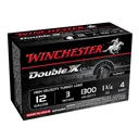 WINCHESTER Double X 12Ga 1-3/4oz 3in #4 10rd Box Shotshells (STH1234) - Winchester Ammo