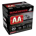 WINCHESTER AA Heavy Target 20Ga 2.75in #7.5 Shot 25/250 Shotgun Shells (AAH207) - Winchester