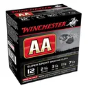WINCHESTER AA SuperSport Sporting Clay 12Ga 2.75in #7.5 Shot 25/250 Shotgun Shells (AASC127) - Winchester