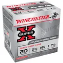 WINCHESTER Super-X 20Ga 2.75in 1oz 7.5-Shot 25rd Box Shotgun Shells (XU20H7) - Winchester