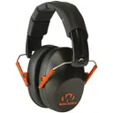 Walkers Game Passive Black and Orange Folding Earmuffs (GWP-FPM1-BKO) - Walker's Game Ear