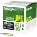 REMINGTON UMC 223 Rem 55Gr FMJ 200rd Box Bullets (23683) - Remington