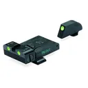 MEPROLIGHT Tru-Dot Tritium Fiber Optic Green,Green Front & Rear Iron Sight for Glock 17,19,20,21,22,23 (ML20224) - Meprolight