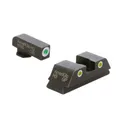 AMERIGLO For Glock Classic 3 Dot Green Front and Yellow Rear Sights (GL-115) - Ameriglo