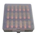 MTM CASE-GARD 45ACP 18rd Clear Smoke Handgun Ammo Wallet (W184541) - MTM Case-gard