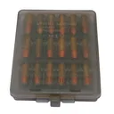 MTM CASE-GARD 380/9mm 18rd Clear Smoke Handgun Ammo Wallet (W18941) - MTM Case-gard