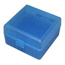 MTM CASE-GARD RS-100 Series 100rd Clear Blue Small Rifle Ammo Box (RS10024) - MTM Case-gard