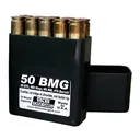 MTM 50 BMG Slip-Top Black Ammo Box (BMG1040) - Mtm