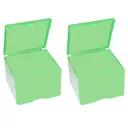 MTM CASE-GARD Clear Green 2-Pack Cast Bullet Box (CAST116) - Mtm