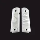 HOGUE 1911 Government Polymer White Pearlized Grip Panels (45318) - Hogue