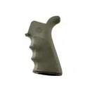 HOGUE AR15/M16 OD Green OverMolded Beavertail Grip with Finger Grooves (15021) - Hogue