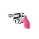 HOGUE S&W J Frame Round Butt Pink Bantam Style Grip (61007) - Hogue