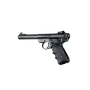 HOGUE Ruger MK II/MK III Rubber Grip with Right Hand Thumb Rest (82060) - Hogue