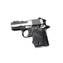 HOGUE Sig Sauer P938 Black Rubber Grip with Finger Grooves (98080) - Hogue