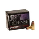 NOSLER Defense 9mm 124Gr JHP 20rd Box Handgun Ammo (38432) - Nosler