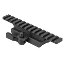 NCSTAR AR15 Picatinny 3/4in Riser with Locking QR Mount (MARFQV2) - NcSTAR