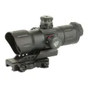 UTG 6in ITA Red/Green CQB Offset QD Mount T-Dot Sight (SCP-TDTDQ) - Leapers UTG