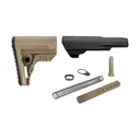 UTG PRO AR15 Ops Ready S4 Mil-Spec FDE Stock Kit (RBUS4DM) - Leapers UTG