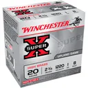 WINCHESTER Super-X 20Ga 2.75in #8 25rd Box Shotshell (X208) - Winchester Ammo