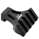 WARNE 45-Degree Picatinny Black Matte Side Mount Adapter (A645TW) - Warne Scope Mounts