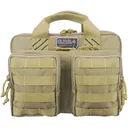 G Outdoors Tactical Quad + 2 Pistol Tan Range Bag (GPS-T1312PCT) - G Outdoors