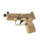 FN 509 Compact Tactical 9mm 4.32in 12/24rd Flat Dark Earth Semi-Automatic Pistol (66-100780) - Fn America