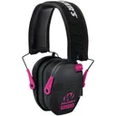 WALKERS GAME EAR Razor Series Slim Shooter Electronic Pink Folding Muff (GWP-RSEM-PNK) - Walkers Game Ear