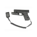 BLACKHAWK Tactical Pistol Coil Lanyard w/ Swivel, Black (90TPL2BK) - Blackhawk Holsters