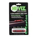 HIVIZ S-Series Front .218in-.328in Red Magnetic Rib Shotgun Sight (S300-R) - HIVIZ