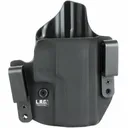 L.A.G. Tactical Defender Fits SIG P320 Compact 9/40 Right Hand OWB/IWB Black Kydex Holster (2031) - L.A.G. Tactical