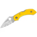 SPYDERCO Dragonfly 2 2.25in Salt Yellow FRN Folding Knife (C28SYL2) - Spyderco