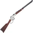 HENRY Golden Boy Silver 22 LR/22 Short 20in 16rd/21rd American Walnut Nickel-Plated Right Hand Rifle With Large Loop (H004SL) - Henry Repeating Arms