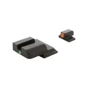AMERIGLO I-Dot Green Tritium Orange Outline Front/Green Single Dot Rear Night Sight Set (SW-201) - Ameriglo