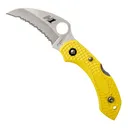 SPYDERCO Dragonfly 2 Salt Lightweight Yellow Hawkbill 2.3in Knife (C28SYL2HB) - Spyderco