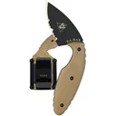 KA-BAR TDI Original Half-Serrated Clampack Knife With Coyote Brown Hard Sheath (1477CBCP) - Ka-Bar