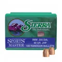 SIERRA Sports Master 9mm 90Gr JHP 100/Box Handgun Bullets (8100) - Sierra
