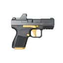 Canik METE MC9 Black / Gold 9mm 3.18 Barrel 15-Rounds w/ MeCanik MO1 Red Dot - Canik