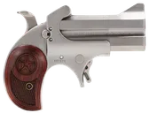 Bond Arms Cowboy Defender Stainless / Rosewood .357 Mag .38 SPL 3 Barrel 2-Rounds - Bond Arms