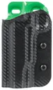 Uncle Mikes Range/Competition Left Hand OWB Holster for Colt 1911 5 Black / Green - Uncle Mikes