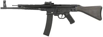 Mauser STG-44 Black/Wood .22 LR 16.5 Barrel 25-Rounds Adjustable Sight - Blue Line Solutions
