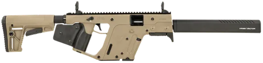 Kriss Vector CRB Gen II Flat Dark Earth 9mm 16 Barrel 10-Rounds CA Compliant - KRISS USA