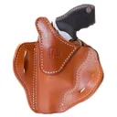 1791 Gunleather RVHX-3 OWB Belt Slide Holster Classic Brown RH - 1791 Gunleather