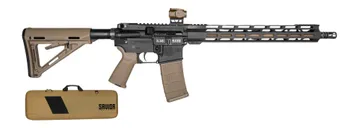 Diamondback DB15 Flat Dark Earth 5.56 16 Barrel 30-Rounds w/ Viridian Venta 1x20 Green Dot  Savior Case - Diamondback Firearms